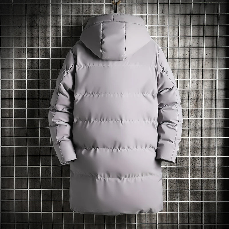 Winter midlength mens Korean version trendy cottonpadded jacket oversized parka windbreaker 250911