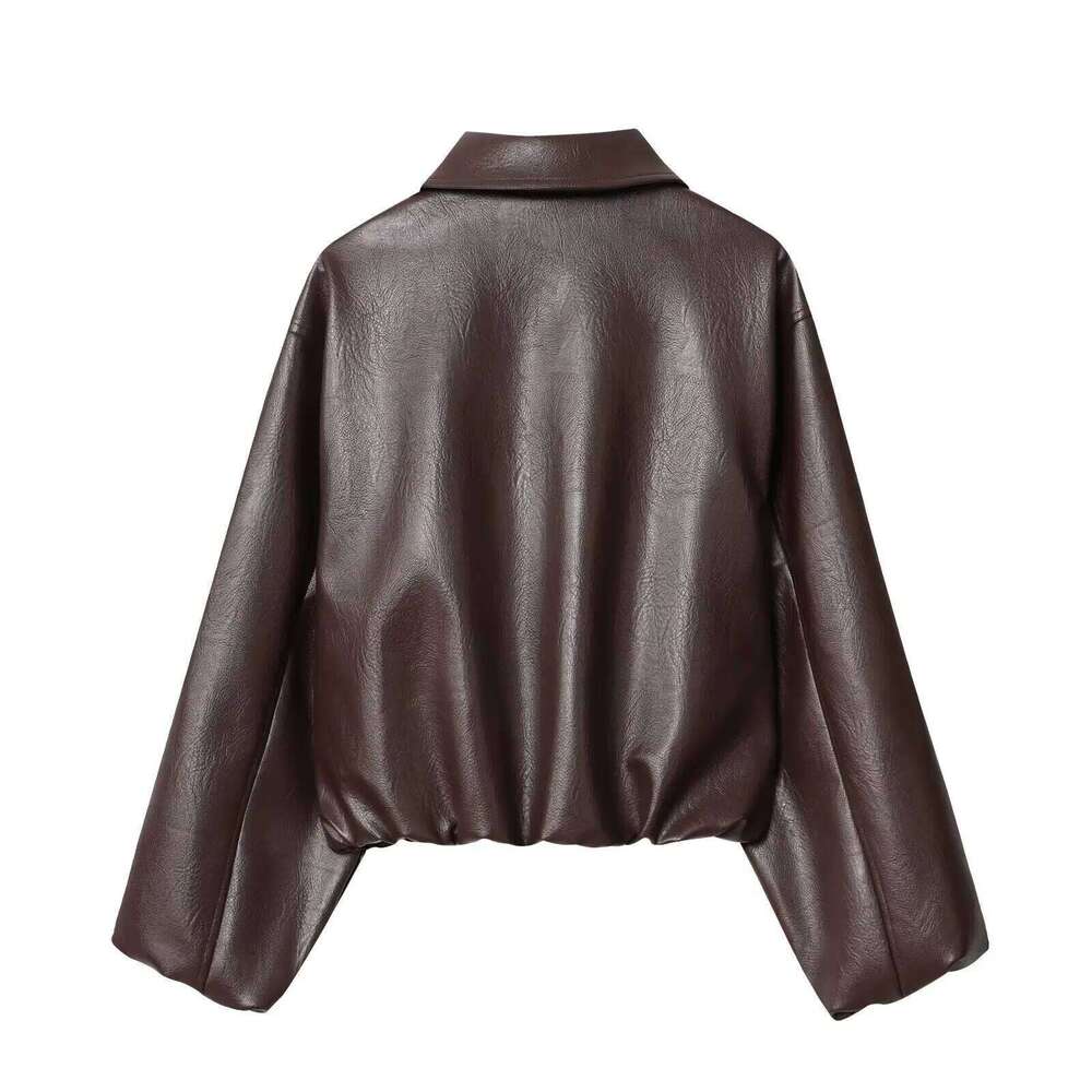 - Fall Arrival Women's Fashion Faux Leather Pilot Jacket New Arrivals