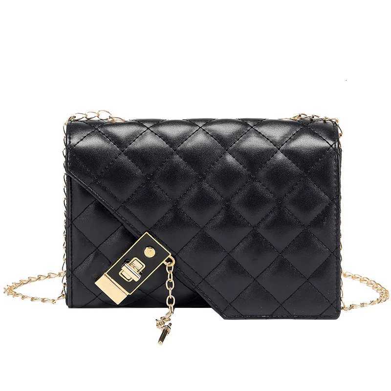 New Womens one Shoulder Oblique Cross Small Square Bag with Missing Corner Style Womens Bag Diamond LaTCh Womens Bag Z250911