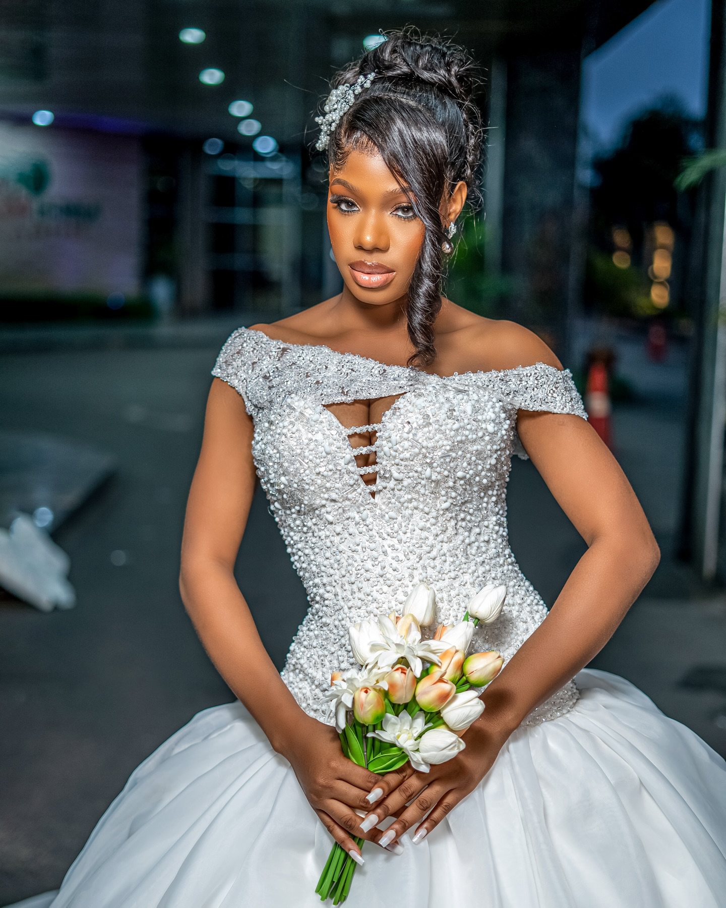 Gorgeous Mermaid Wedding Dress Sequins Beaded Bridal Gowns Off Shoulder Sleeveless Sweep Train Dresses Custom Made vestidos de novia