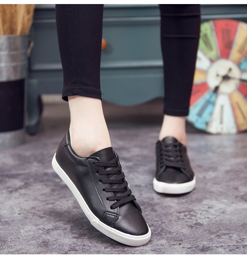 Autumn designer shoes white women's shoes single shoes student shoes pure white low cut casual shoes flat shoes Korean classic women's shoes
