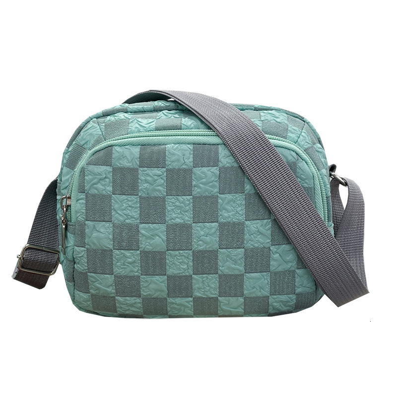 Fashion Checkerboard Small Square Bag Korean Free Shipping Style Stylish Lightweight Luxury Designer Bag Bag Shoulder Bag Outdoor Casual Versatile Cro