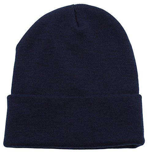 Beanie Men Women Unisex Cuffed Plain Skull Knit Hat Cap