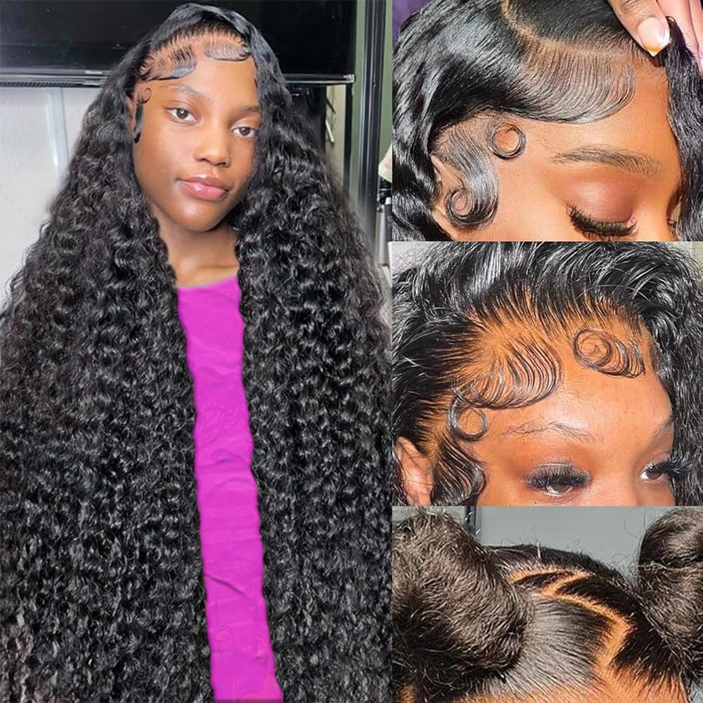 30 Inch Kinky Curly Human Hair Wig 13x4 13x6 HD Lace Front Wigs Pre Plucked 200 Density Lace Frontal Wig For Women Glueless Brazilian Wigs On Sale