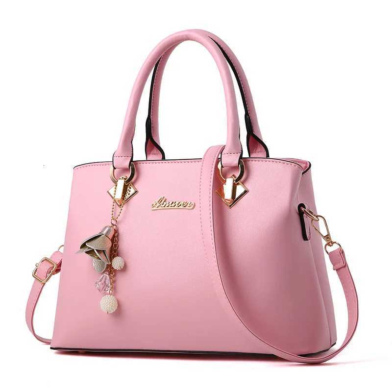 Bridal bag womens simple solid color handbag large capacity fashion casual shoulder messenger bag Z250911