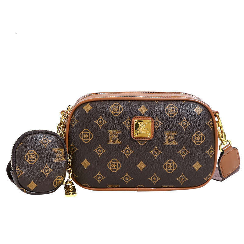 Designer Bag Fashion Pattern Printed Crossbody Bags Multi-layer Small Square Bags for Women Simple Ladies Shoulder Crossbody Bag