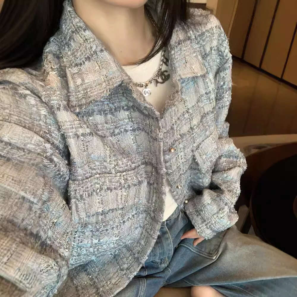 DHEssentials Chic Long Sleeve Jacket for Women, Spring New Loose Fashion Versatile Niche Design Top Trend