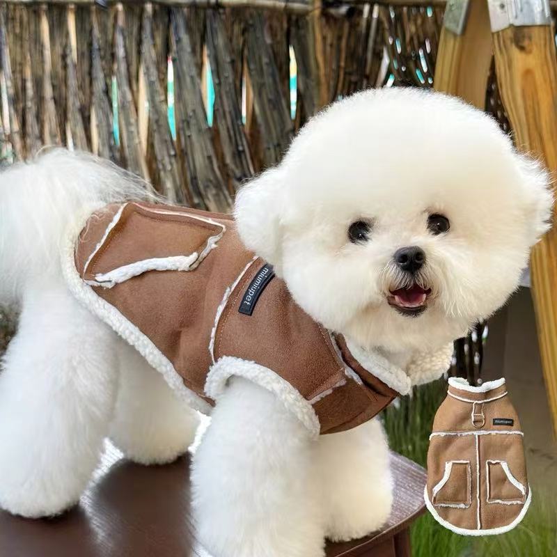 T1192 Pet autumn puppy belly protection clothes pajamas small puppy belly protection clothes cat Teddy four-legged clothes sterilization clothes