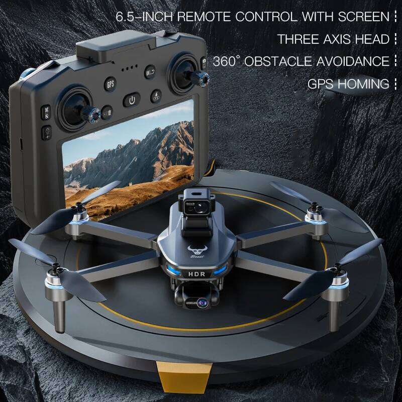New SG MAX GPS Drone With K Camera Axis Gimbal WIFI Laser Obstacle Avoidance Screen Remote G FPV Brushless RC Dron