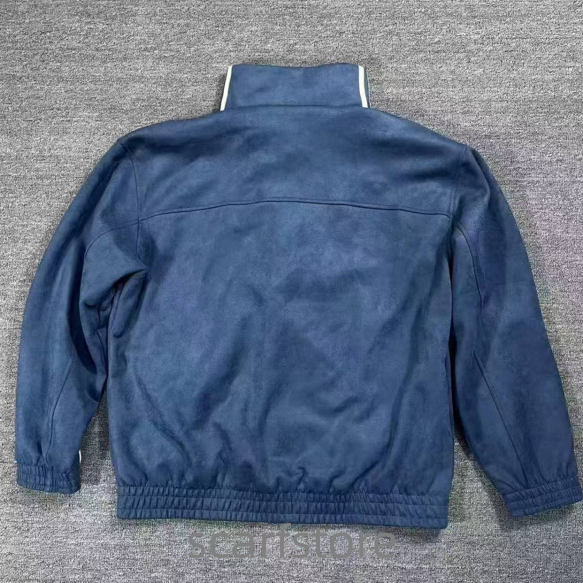 Mens Designer Pilot Jacket Fleece-Lined Cuffs with Letter Embroidery Fall/Winter Fashion Baseball Jacket