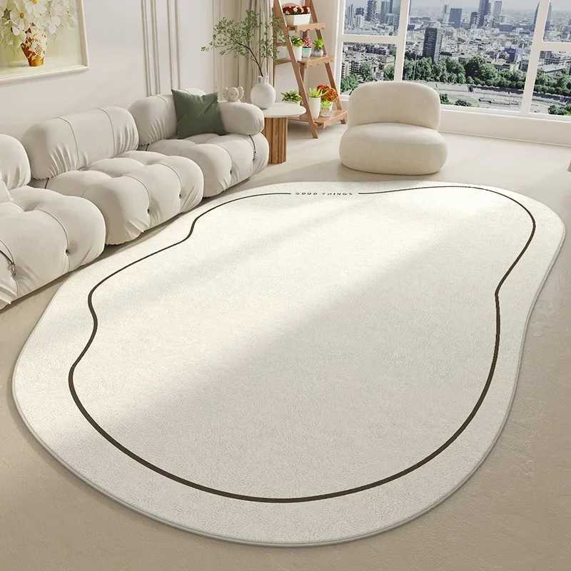 Rugs Living Room Rug Large Area Soft Fluffy Carpet Home Decoration White Floor Mats Bedroom Bedside Mat Shaggy C250912