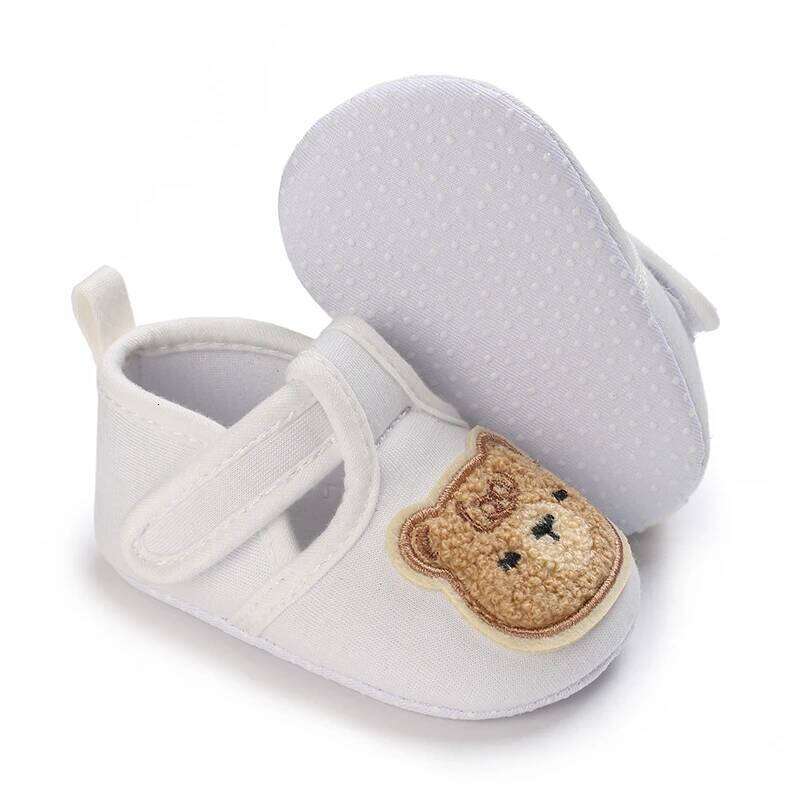 Fashionable Cartoon Bear Baby Shoes Spring Cute Soft Comfortable Casual Walking Footwear for Babies