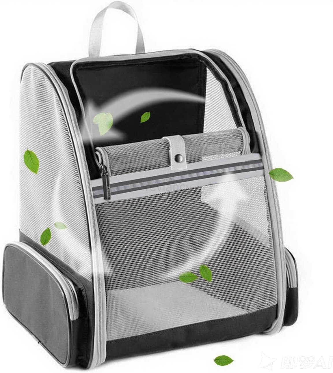 Cat Carrier Backpack Dog Backpack Ventilate Pet Cats Puppy Dogs Birds Bunny Backpack for Travel Indoor Outdoor UseBlackW250912