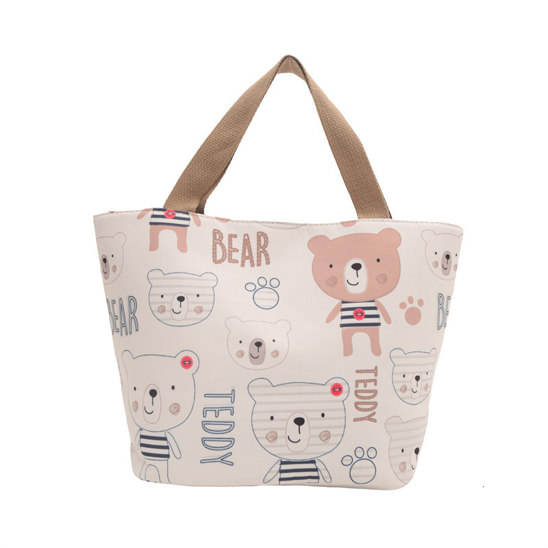 Trendy Cute Handbag Lunch Box For Designer Bag Office Free Shipping Workers Canvas Tote Bag For Moms Luxury Bag To Carry Meals Out