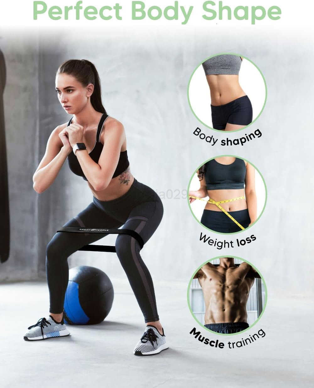 Resistance Bands for Working Out Exercise Bands Workout Bands Booty Bands Fitness Bands Excersing Bands Resistance Bands for Legs Resistance Band Gym 