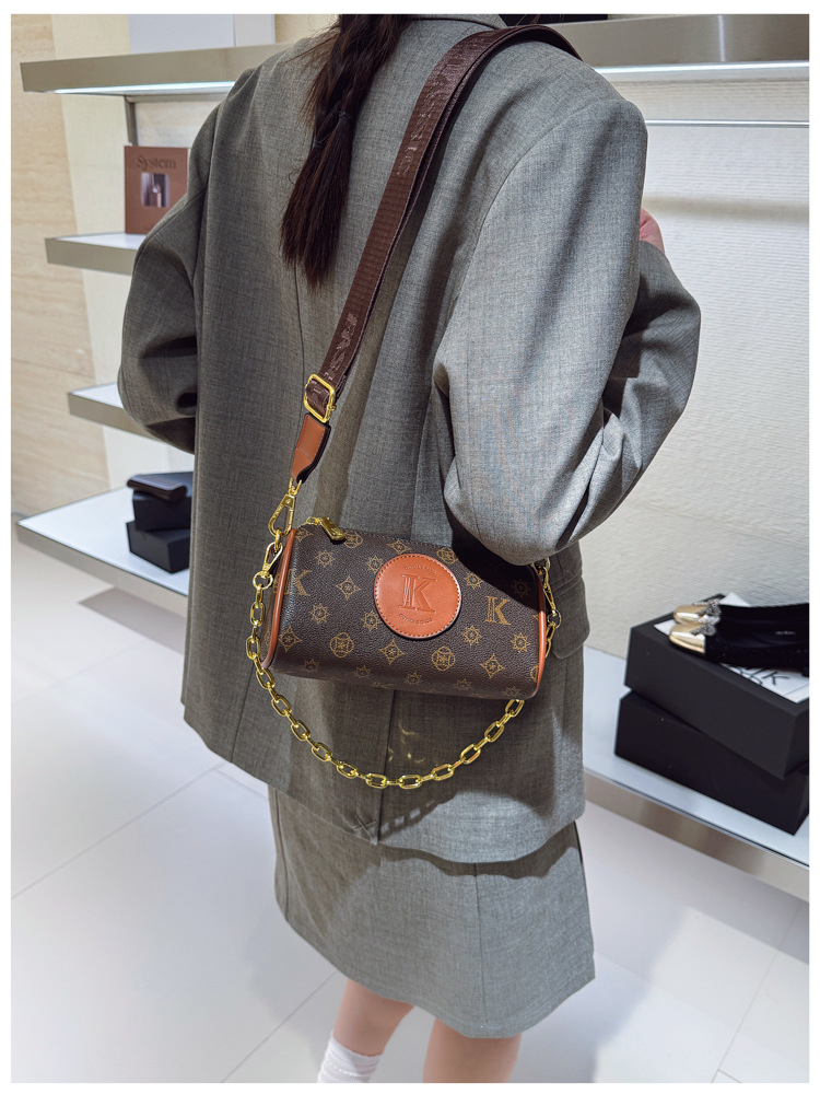 Seasonal New Women Boston Bag Fashion Versatile Tote High End Stylish Shoulder Crossbody Best Seller