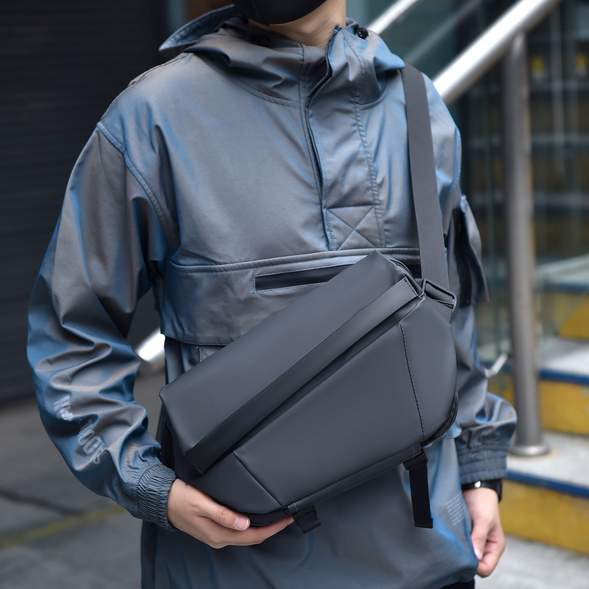 Crossbody Bag Men S Luxury Bag Free Shipping Korean Style High End Oxford Cloth Small Backpack Designer Bag Water Resistant Casual Sports Solid Color 