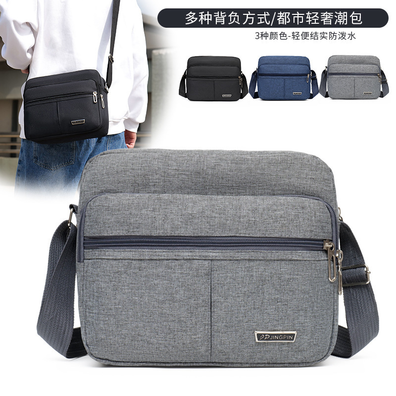 New Men S Casual Bag Business Bag Oxford Cloth Luxury Bag Single Shoulder Bag Multi Compartment Business Designer Bag Wallet Crossbody Free Shipping C