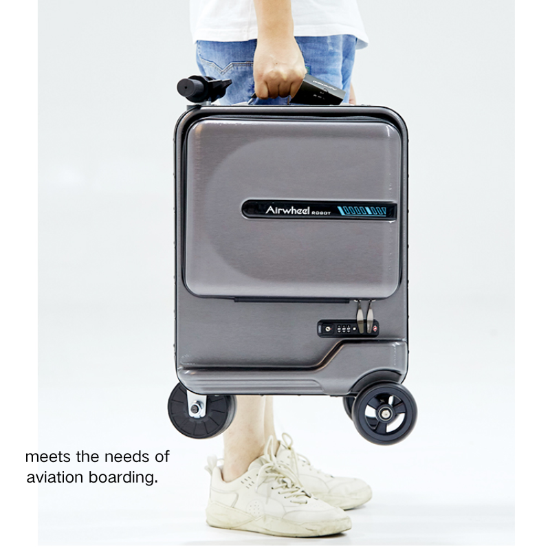 ORMIE Electric Luggage - Compact, Aviation - Friendly Travel Companion with Integrated Battery SE3minit