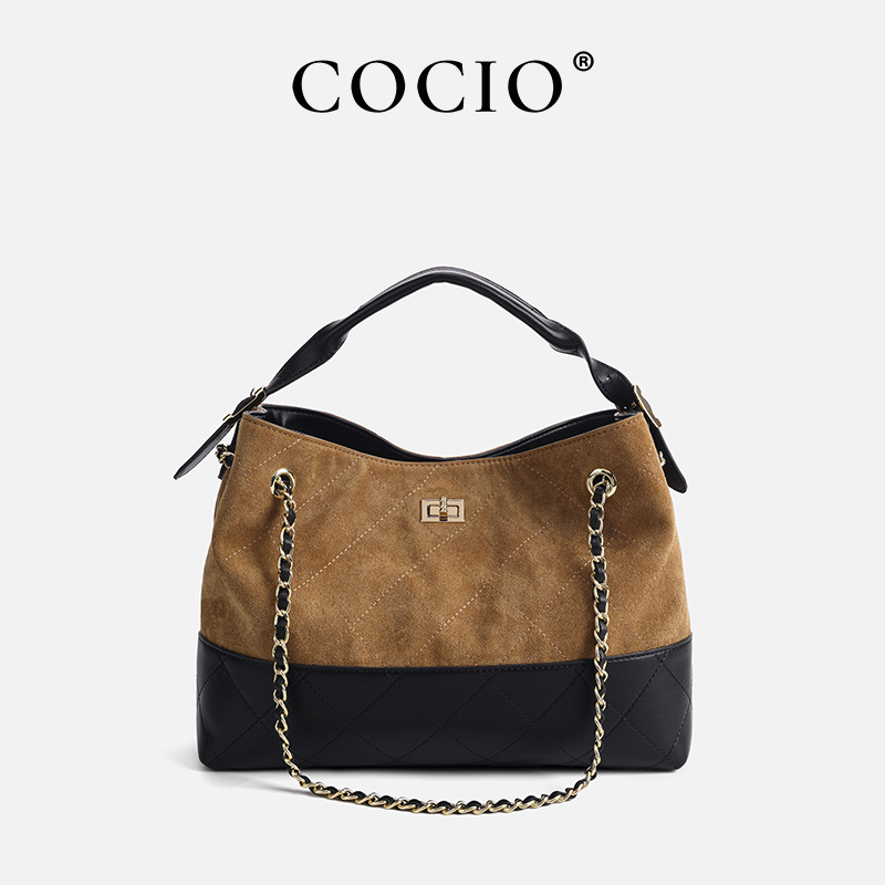Free shipping Fashion bag women retro diamond grid chain armpit bag large capacity commuting shoulder bag hot