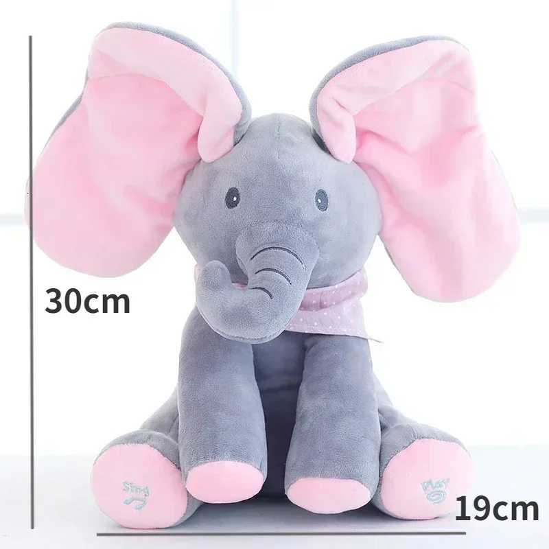 2025 New Hideandseek Elephant Plush Toy Baby Hideandseek Game Toy Singing Interactive Musical Toys Gifts Z250912