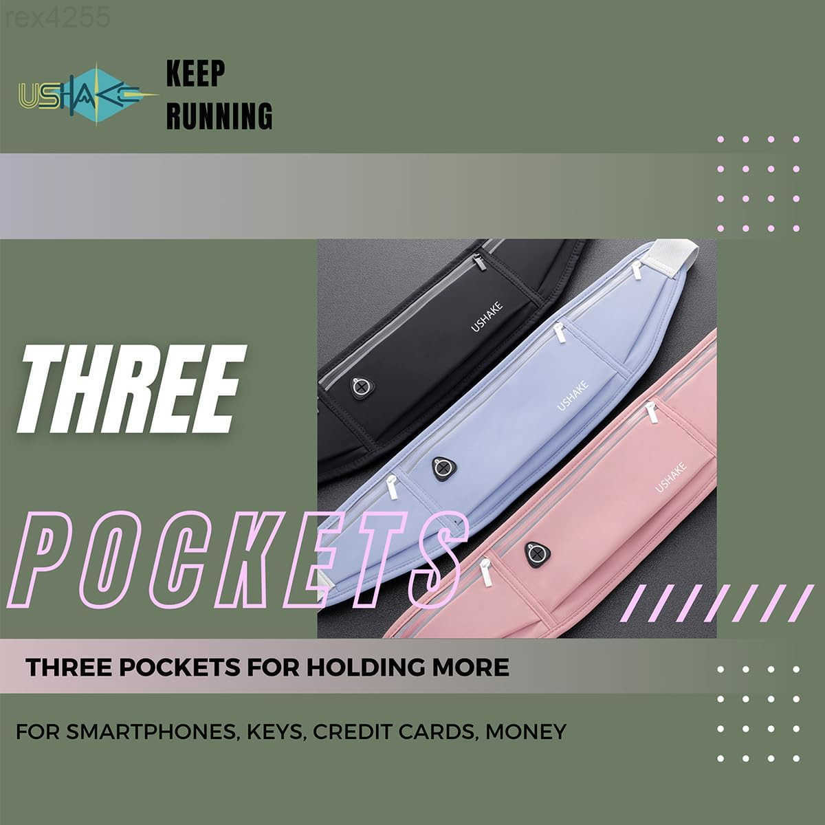 Slim Running Belt Workout Fanny Pack for Men WomenExercise Waist Pack for iPhone Holder Runner Belt for Running Walking Cycling Camping Gym Light Purp