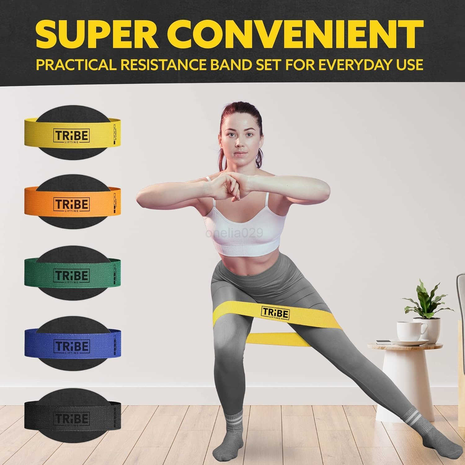 Fabric Resistance Bands for Working Out Booty Bands for Women and Men Exercise Bands Resistance Bands Set Workout Bands Resistance Bands for Legs Fitn