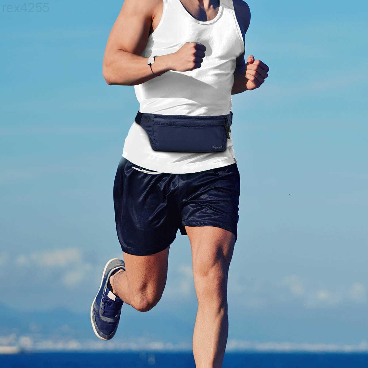 Money Belt Slim Passport Holder RFID Blocking Hidden Wallet Travel Essentials Pouch for Women Men With Adjustable Strap Waist Bag to Protect Cash Cred