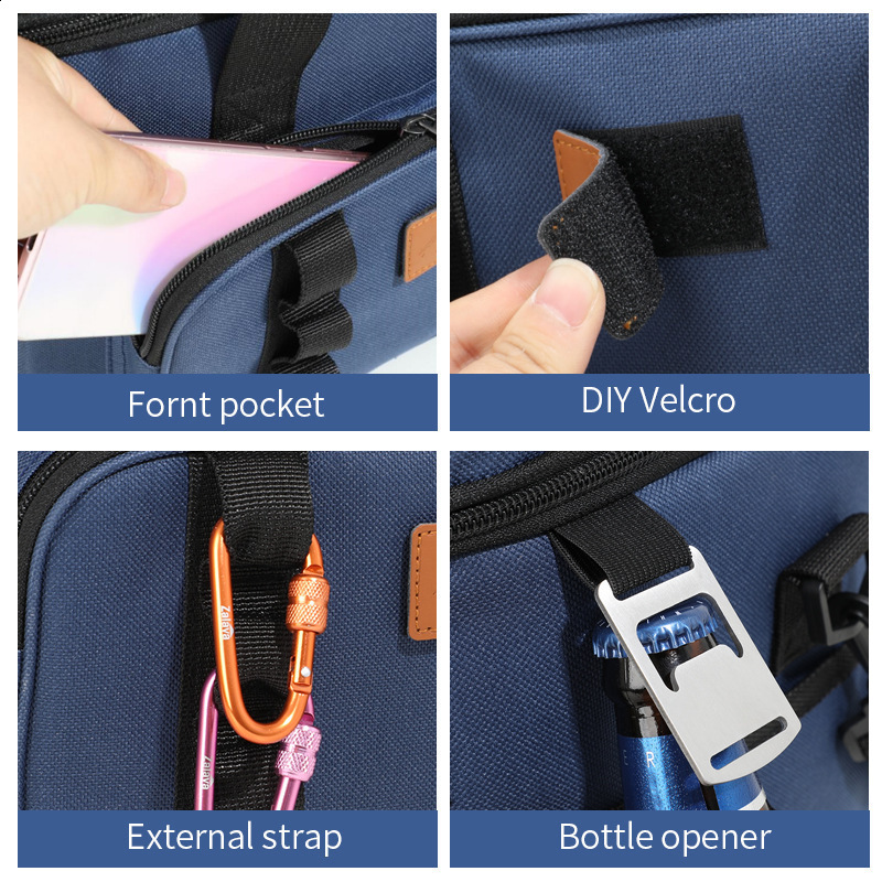 Large Capacity Outdoor Camping Ice Bag Picnic Thickened Aluminum Foil Insulation Cold Storage Bag Fruit Freshkeeping 250227FBB