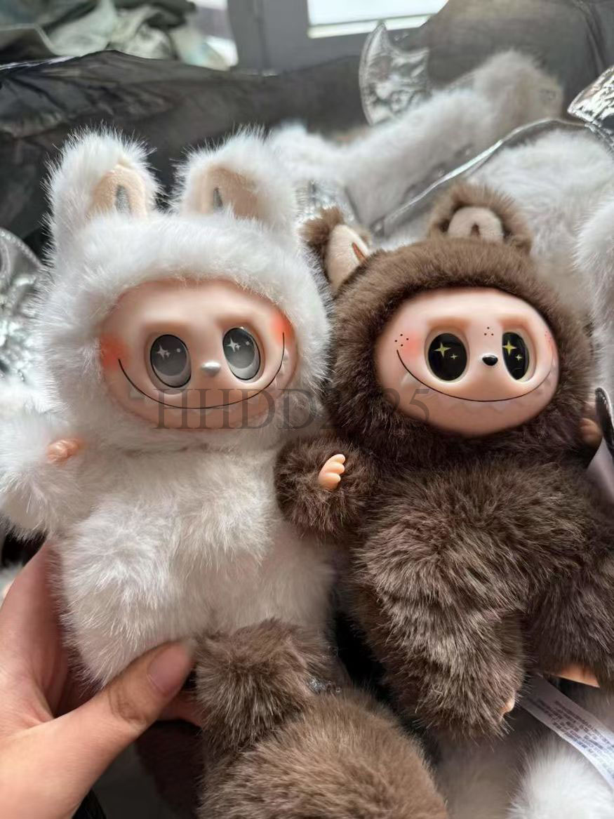 New Arrival Presale Zimomo The Monster Labubu Diy Big Leader White Limited Archangel Creative Change Doll Figure Vinyl Doll Birthday