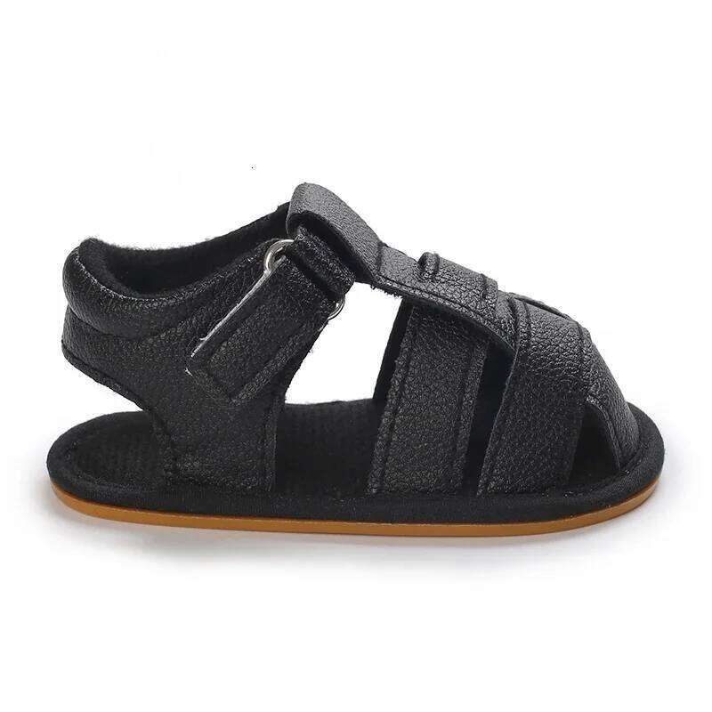 Summer Boys' Baotou Sandals Baby Crash Prevention First Step 0-18 Months Leisure Walking Shoes