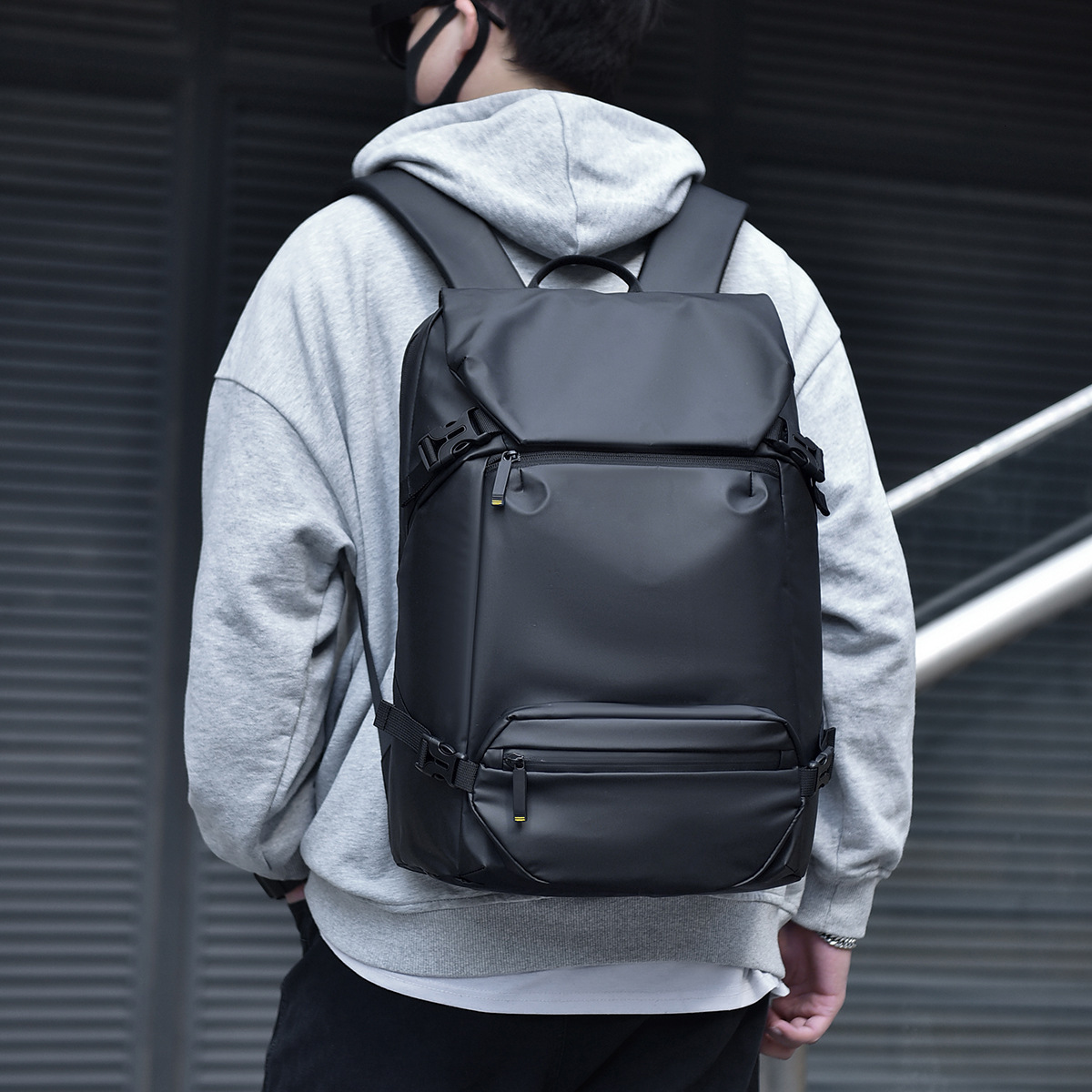 Foreign Trade Men S Bag New Free Shipping Trendy Fashion High School Luxury Bag Designer Bag Student Backpack Large Capacity Travel Backpack