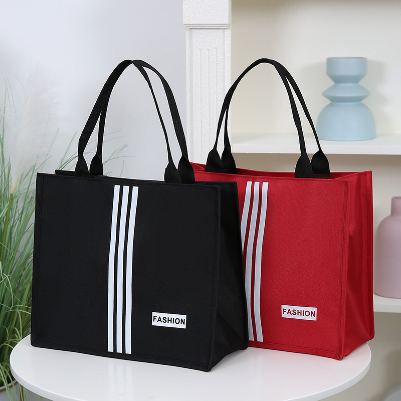 Spring New Fashion Luxury Bag Tote Bag Portable Lunch Bag Large Designer Free Shipping Bag Capacity Simple Storage Bag
