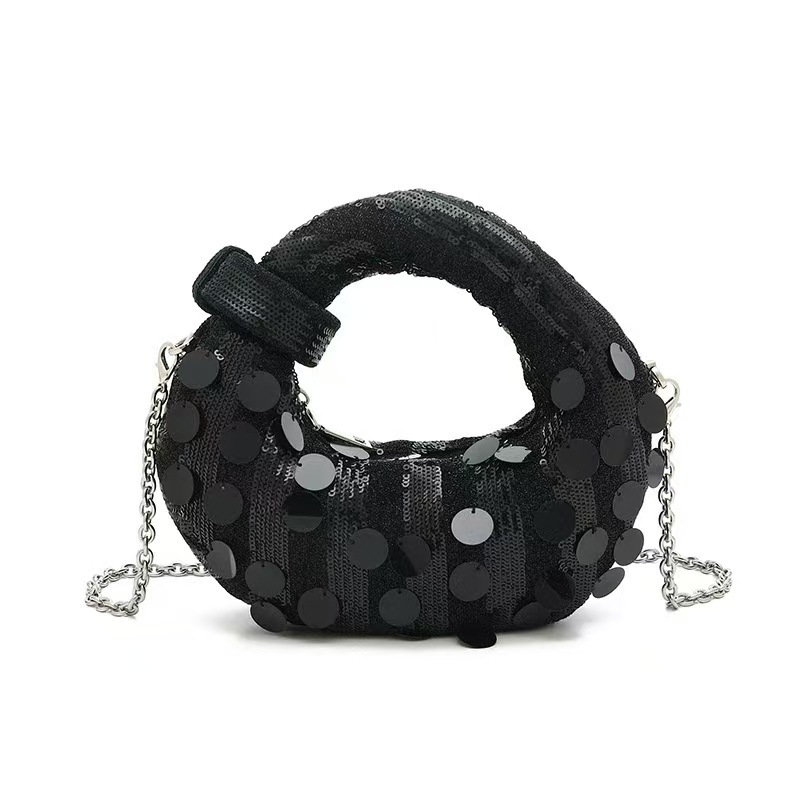 TB BHULAMTE Designer Bag Luxury Bag 2025 Circle Evening Bag Niche Design Full Diamond Dumpling Bag Handbag Women Casual Versatile Handbag Rhinestone B