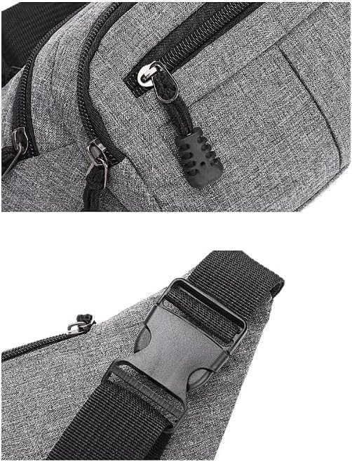 Large Fanny Pack for Women Men Gifts for Enjoy Sports Traveling Workout Casual HandsFree crossbody bags Navy BlueW250912