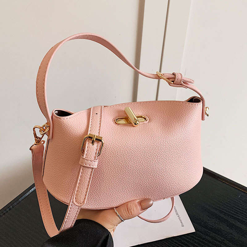 2025 Korean Style Fresh Simple Solid Designer Bags Color Handbag Elegant Versatile High-end Casual Crossbody Women's Bag