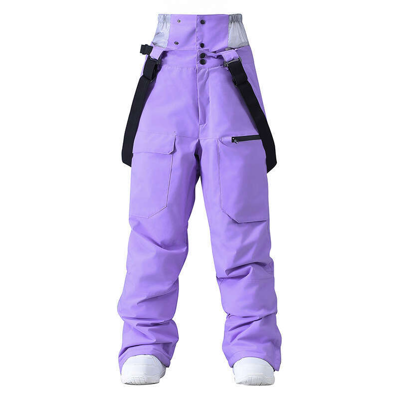 New Unisex Ski Pants Windproof Waterproof Snowboard Wear Winter Outdoor Warm Snow Sports Pants Men Women Skiing Trousers