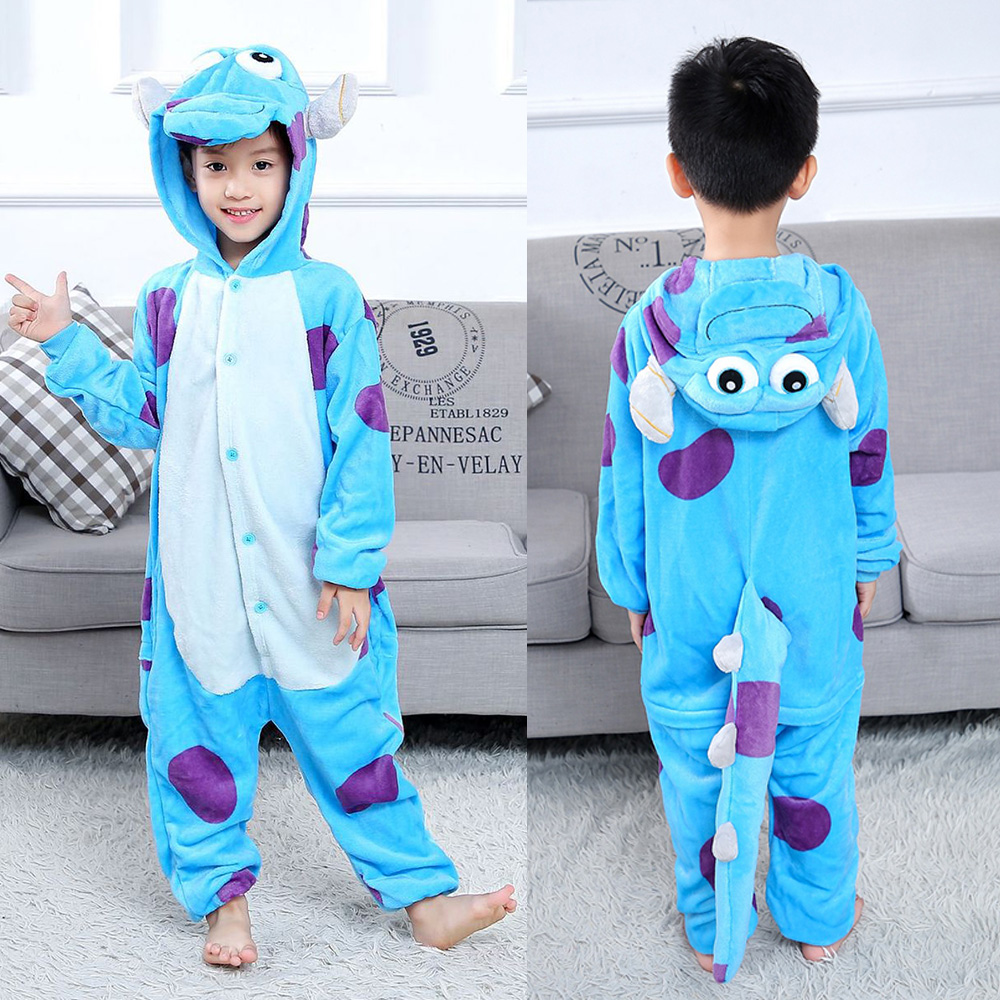 Anime Dragon Onesies Boys Girls Halloween Costume Festival Party Cosplay Suit Kids Pajama Charizard Kigurumis Outfit