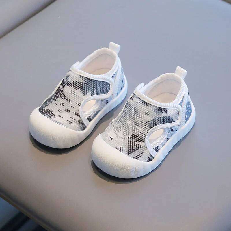 Baby Boys Girls Breathable Double Mesh Toddler Soft Bottom Non-slip Casual Shoes