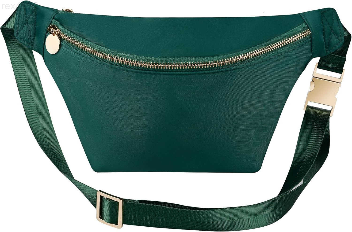 Fanny Pack Crossbody for Women Nylon Travel Waist Belt Bag BlackW250912