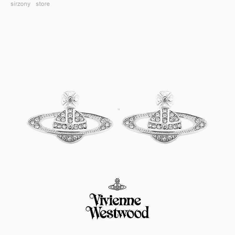 Viviane Necklace Trend er High Version Same Full Diamond Vivianne West Wood Jewelry Celebrity Minimalist Earrings Female Viviane Bracelet 9F5 Z250911