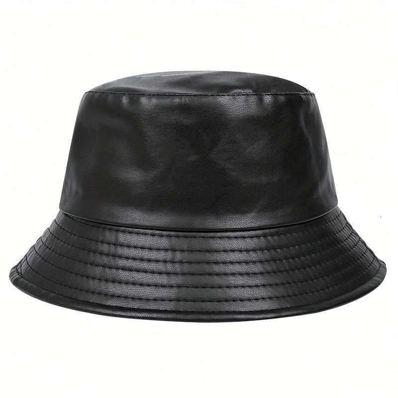 winter Fashion bucket hat Artificial ather windproof warm bucket hats men wen wild tide Panama fisherman s gorras G250910