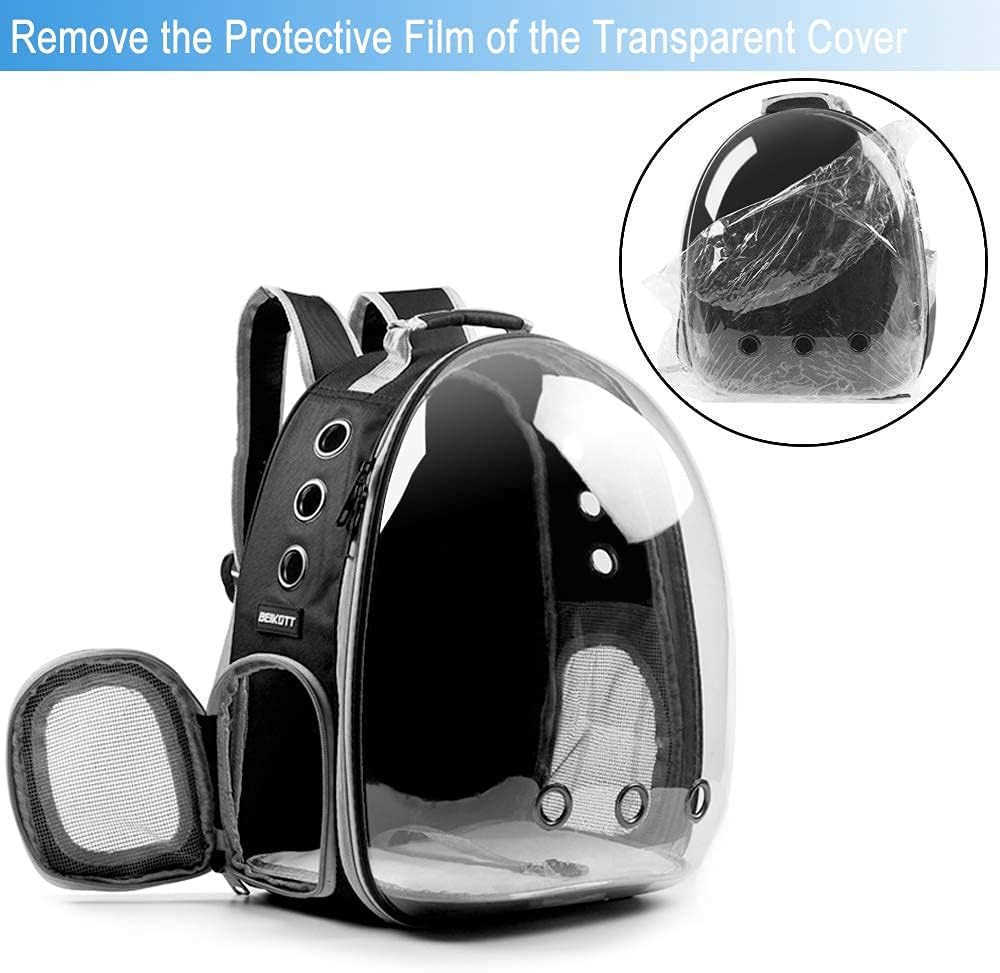 Cat Backpack Carriers Dog Backpack Pet Backpack for Small Cats Puppies Dogs Bunny AirlineApproved Ventilate Transparent Bubble Backpack for Travel and