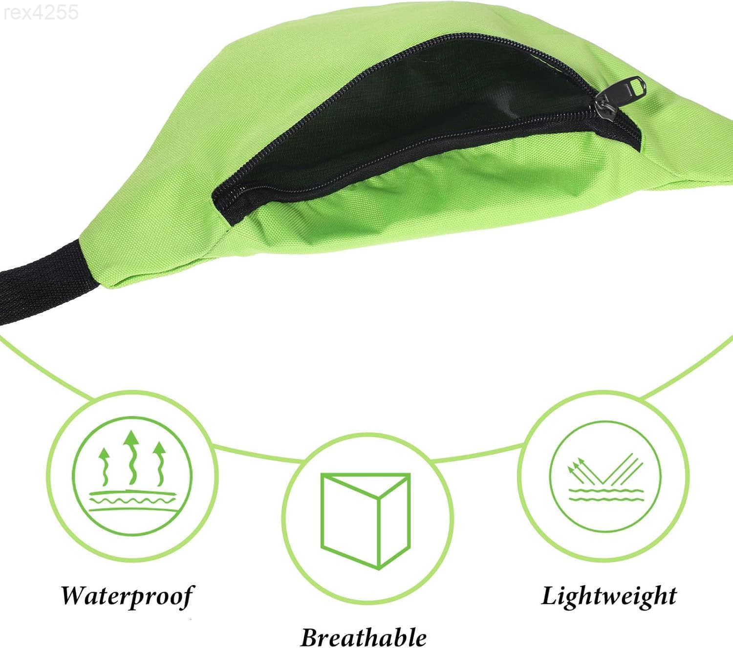 Retro 80s 90s Fanny Pack 2 Pcs Party Waist Bags Lightweight Vintage Rave Accessories with Adjustable Belt for Traveling Running Cycling Workout Rave P