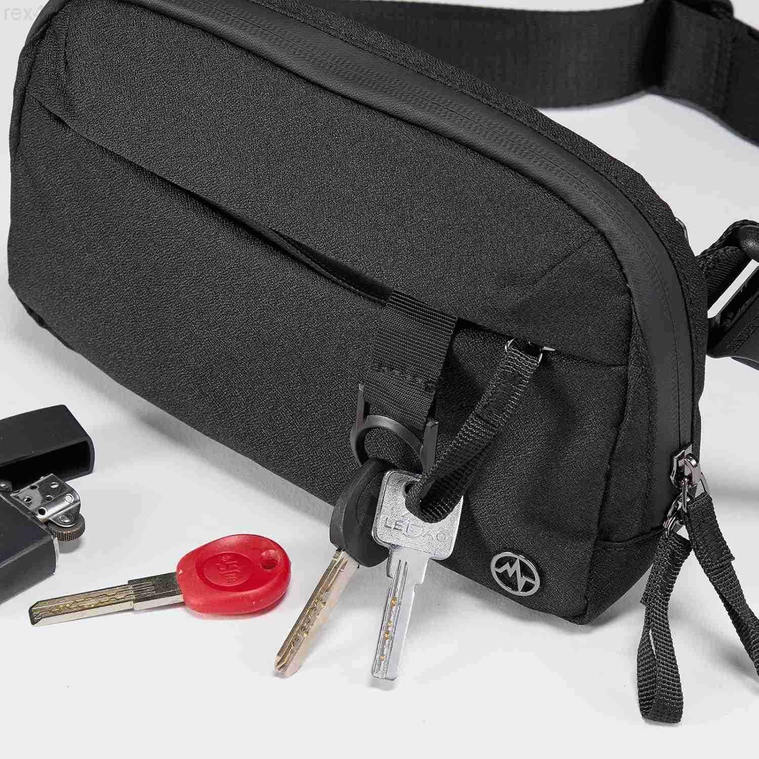 Pander Crossbody Sling Bag for Travel Outdoor and Everyday Use Adjustable Strap Lightweight Shoulder BagW250912