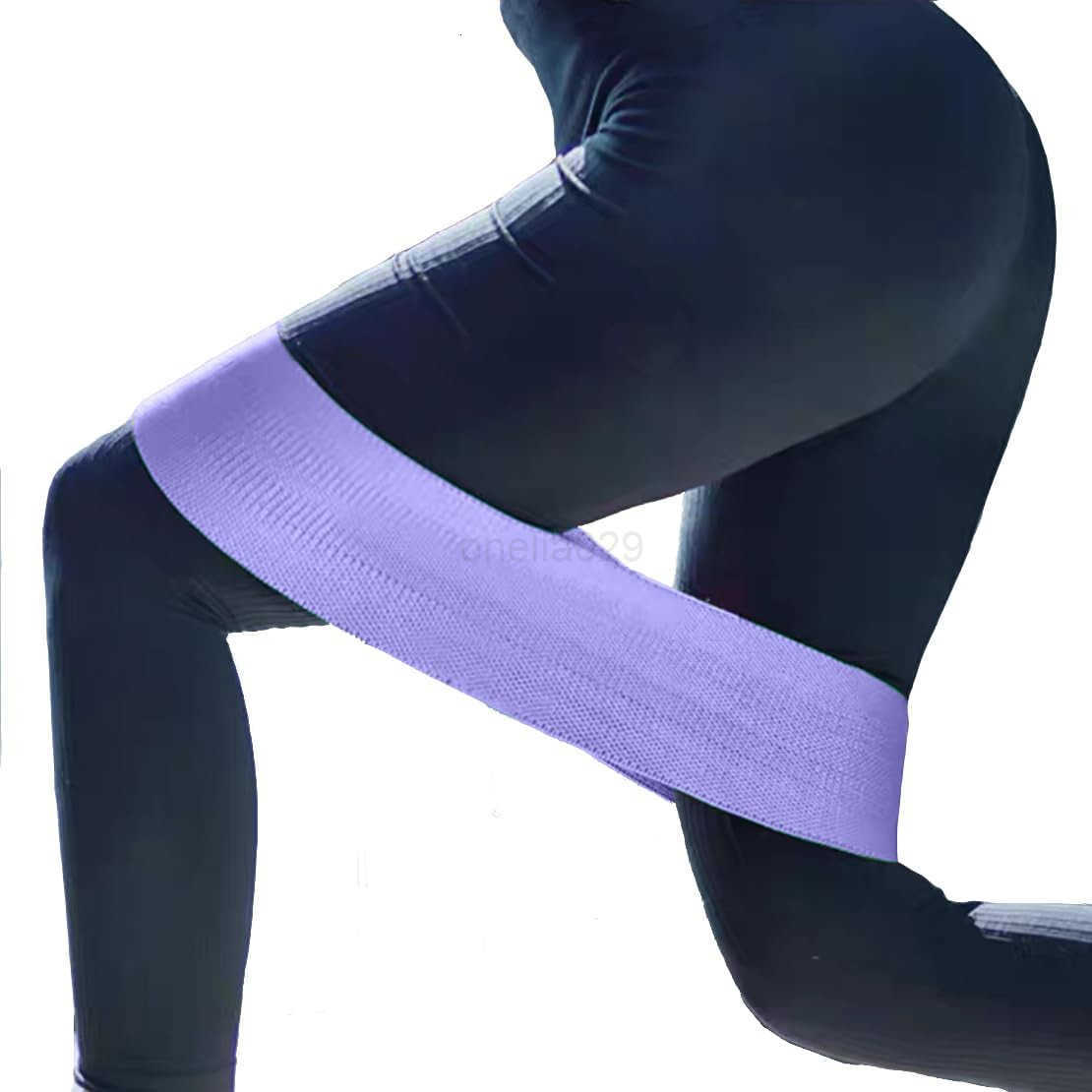 Fabric Resistance Bands for Legs Thigh Butt and Hip Workout Bands Hip Band Booty Band Exercise Band Fabric Elastic Band for Physical Therapy Yoga Pila
