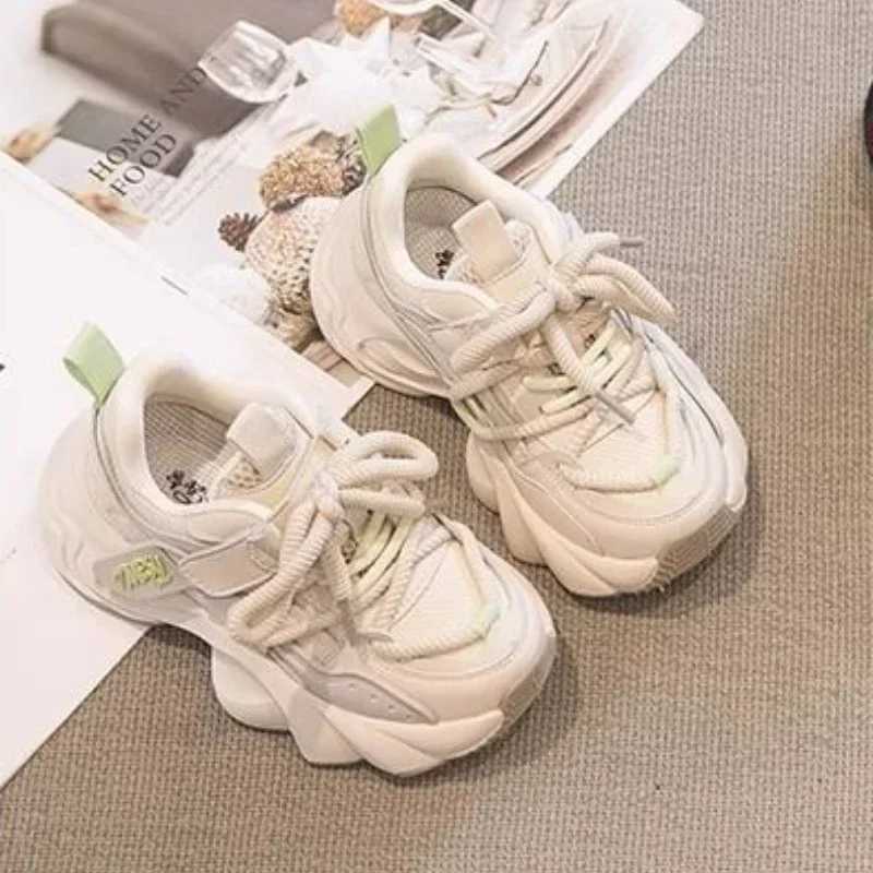 2024 Children Sneakers for Girls Autumn New Fashion Korean Style Soft Comfortable Casual Versatile Keep Warm Cotton Chic Shoes Y250912