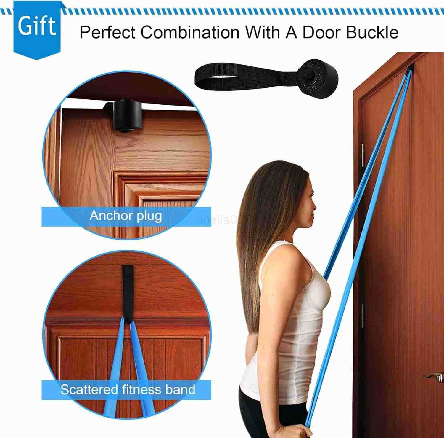 Resistance Bands Set 3 Pack Professional Latex Elastic Bands for Home or Gym Upper Lower Body Exercise Physical Therapy Strength Training Yoga Pilates