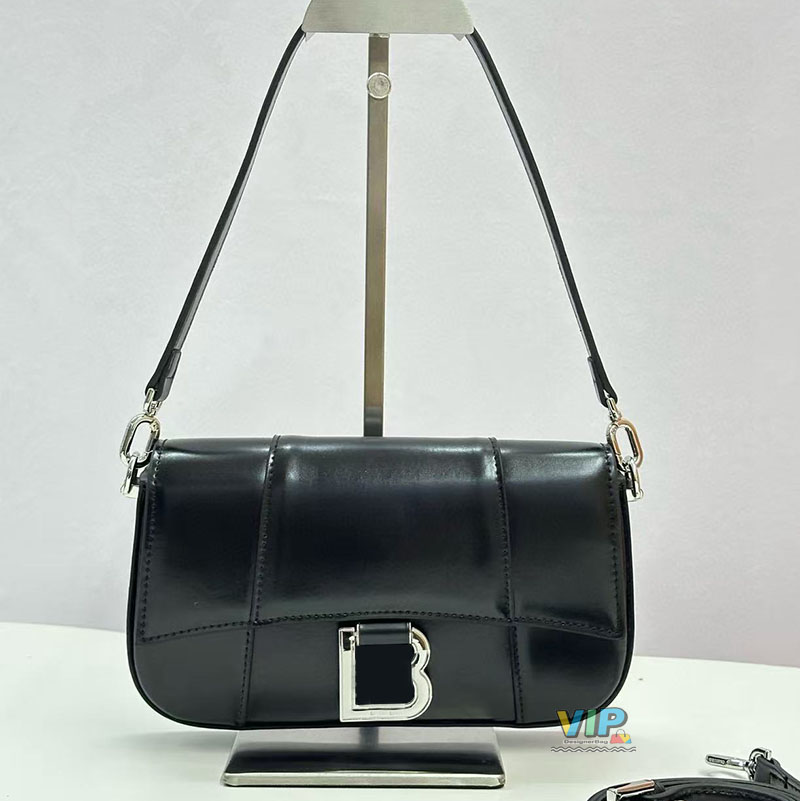 High quality Hourglass Shoulder lady bag Vintage minimalist women's Hobo Underarm purse Genuine leather Luxury Designer High sense 25ss