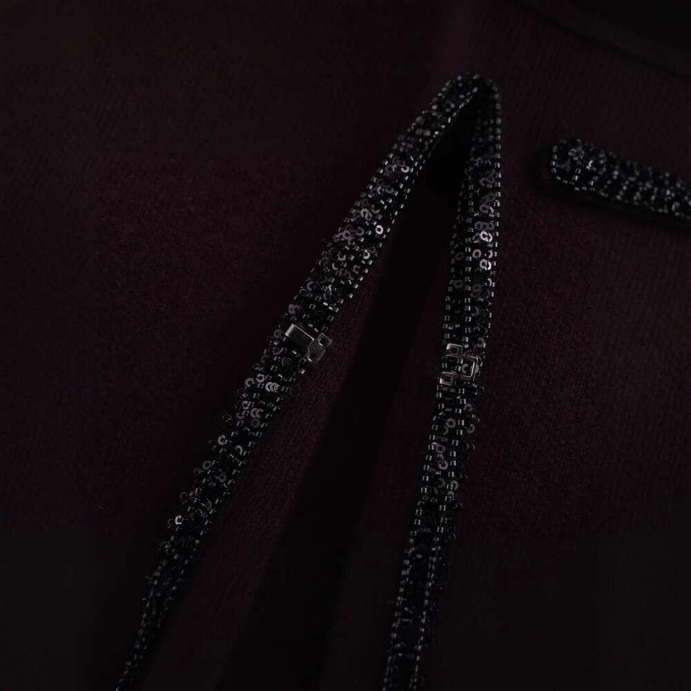 DHEssentials Single Small Fragrance Style Wool Blend Beaded Knitted Cardigan Jacket 4192114